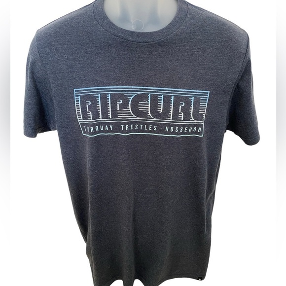 RIP CURL “Torquay, Trestles, Hossegor” Surf Tee Shirt Men M Medium Standard Fit - Picture 1 of 5